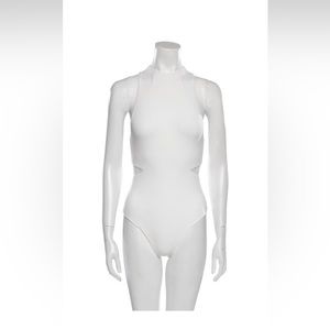 Alice + Olivia V- Neck Sleeveless bodysuit